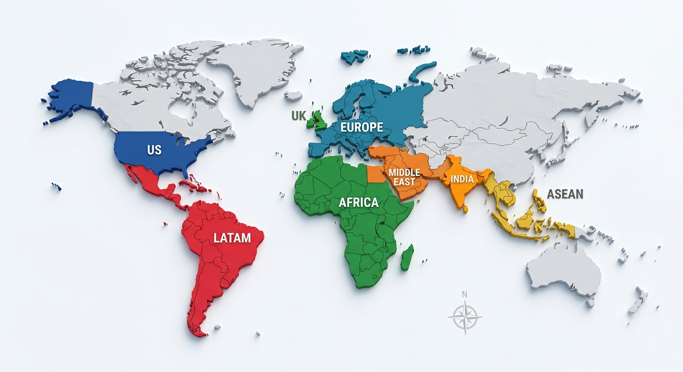 Global Presence Map